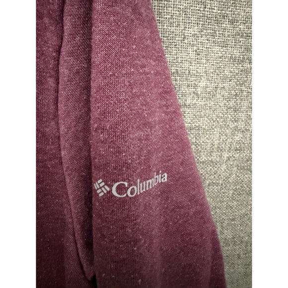 Columbia Women's Hart Mountain Quarter Zip Pullover Sweatshirt S Small maroon - Picture 2 of 6